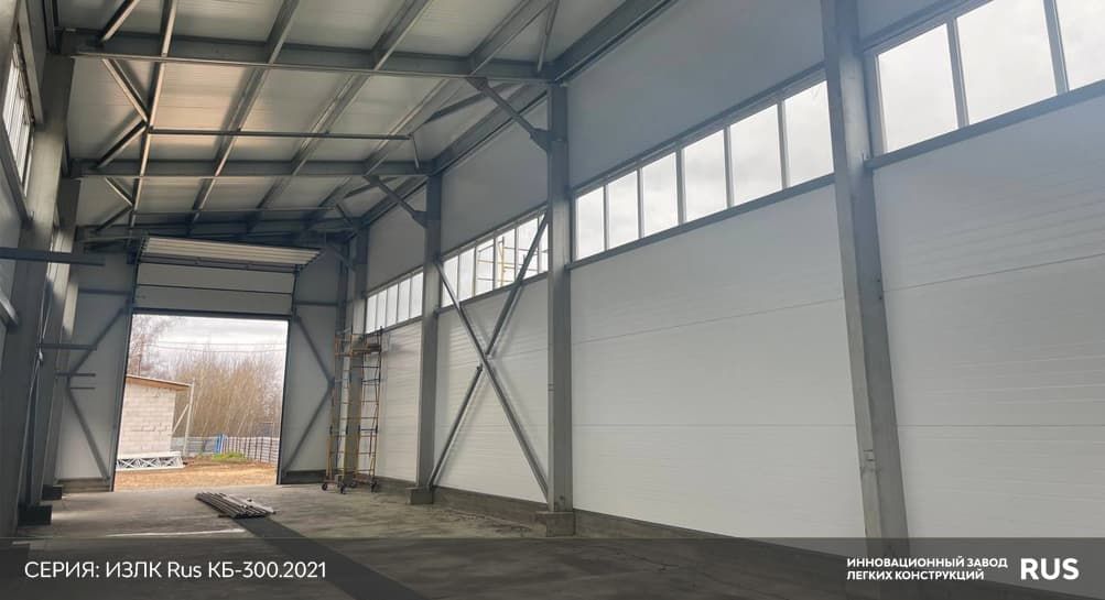 Быстровозводимое здание автомобильной мойки